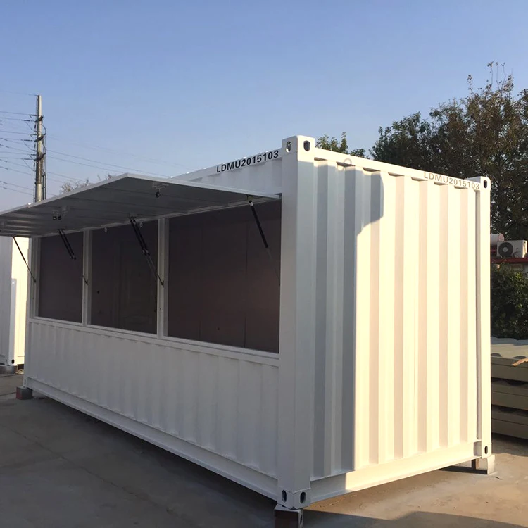 Prefabricated house modular shipping container store