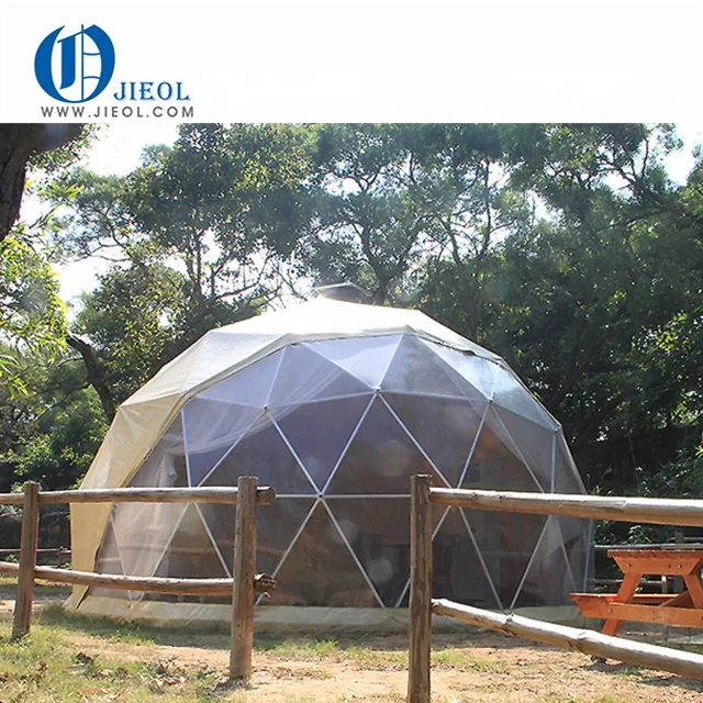 

best price geodesic dome , china low cost 4 diameter geodesic dome tent for camping, White, clear