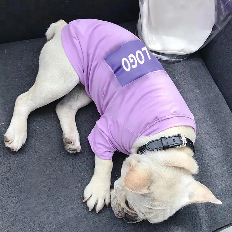 

Summer Dog T Shirt Fashion Matching Dog and Human Clothes, Black;white;purple