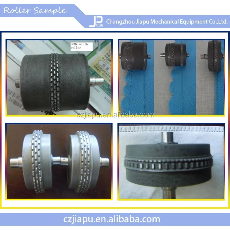 Ultrasonic bra lace machine