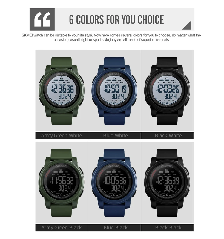 Skmei Pedometer Watch Instructions New Model 1469 Multifunction