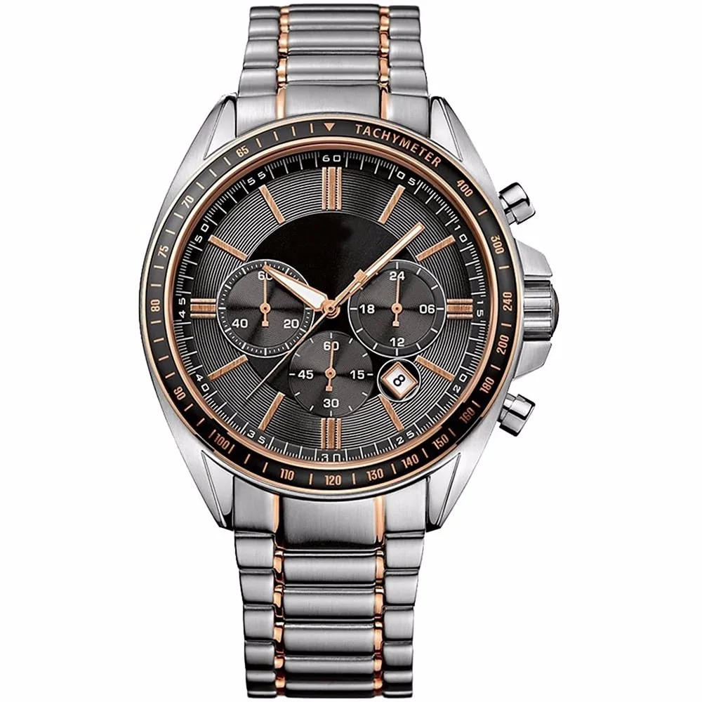 Oem Blue Face Chronograph Mens Gold Watch Buy Roles Watches Men Gold Luxury Quartz Stainless