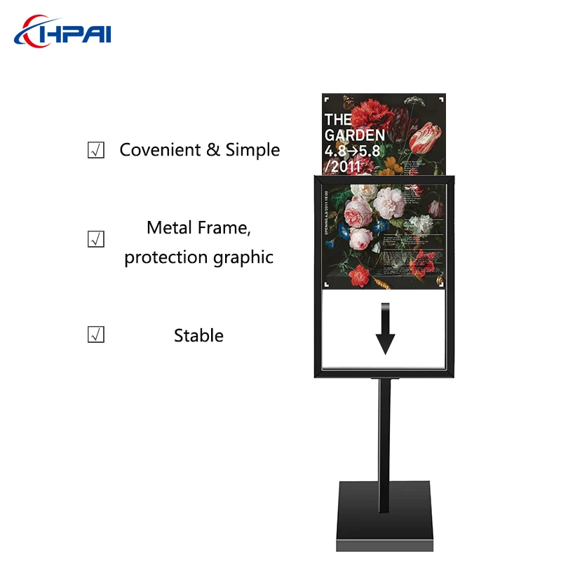 Hangpai High Quality Display Roadside Frame Banner Pavement Poster