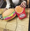 wholesale creative lady's shoulder bag mobile phone bag cute ice cream burger bag