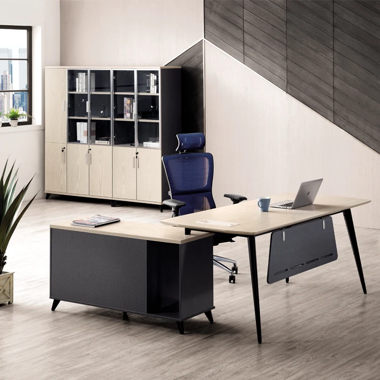 
Latest modern wooden design executive designer ceo office table desk 