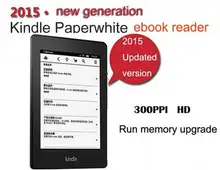 Kindle Paperwhite 3 WiFi 6 inch 4GB 300 ppi 2015 ebook reader Brand New e-reader Electronic Books reader kindle free shipping