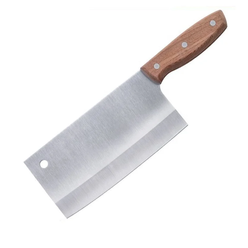 

8" Heavy Duty Chinese Cleaver with Wooden Handle, Customized