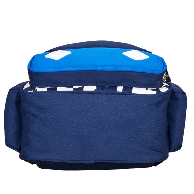 2 round pull rod school bags with trolley for Primary school student