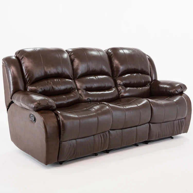 Modern European Style Furniture Set Electric Dubai Cinema Leather Power Lounge Kuka Sectional Motorized 3 Seater Recliner Sofa