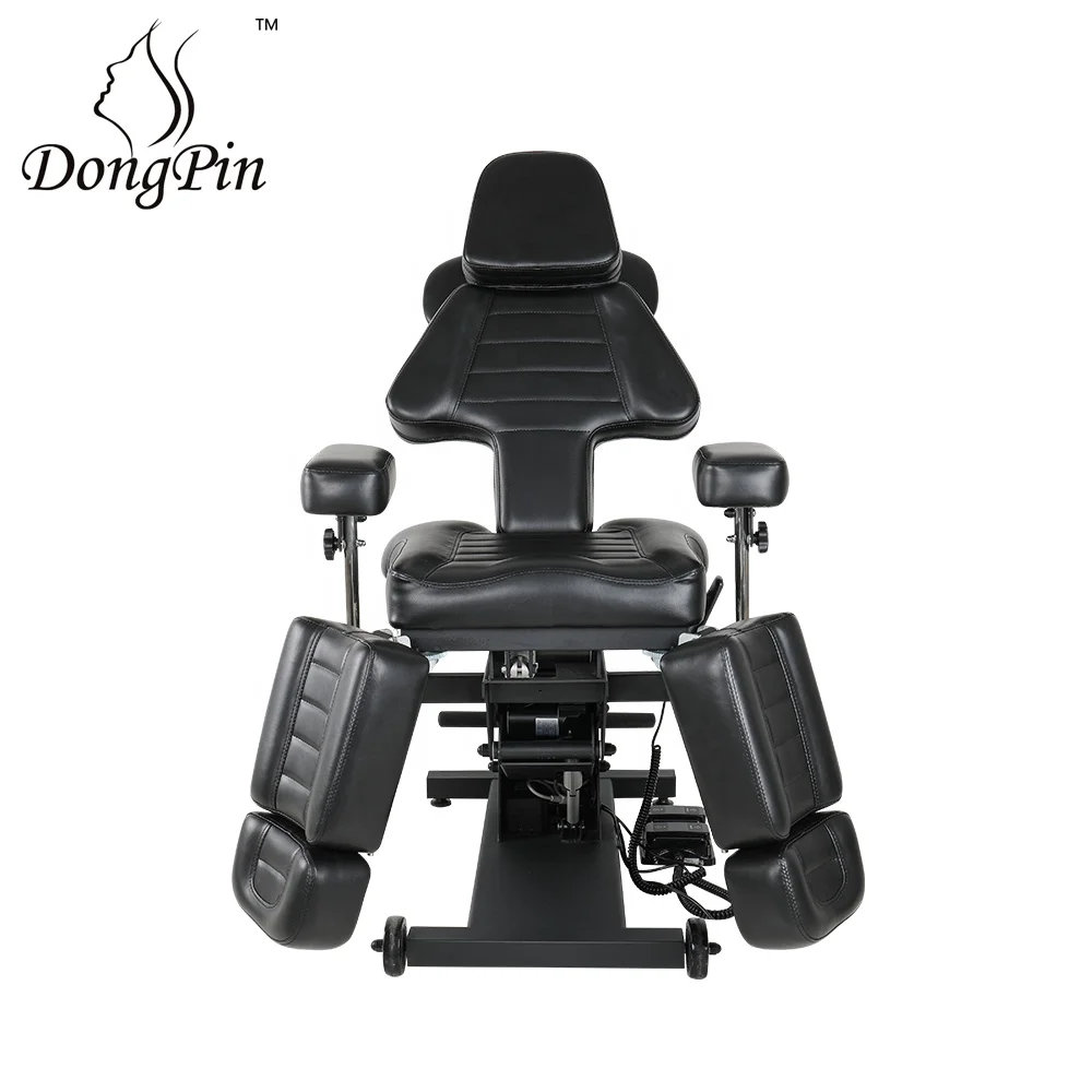 

2 Motors Electric Adjustable Tattoo Chair, Beauty Body Art Tattoo Supplies Bed, Various colors available