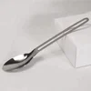 Titanium Food Grade handle spoon With outdoor camping hiking tableware