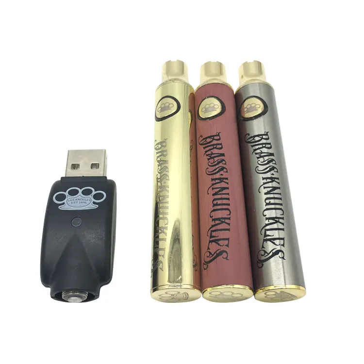 

phazerTech brass knuckless adjustable voltage 650mah cbd battery 510 thread