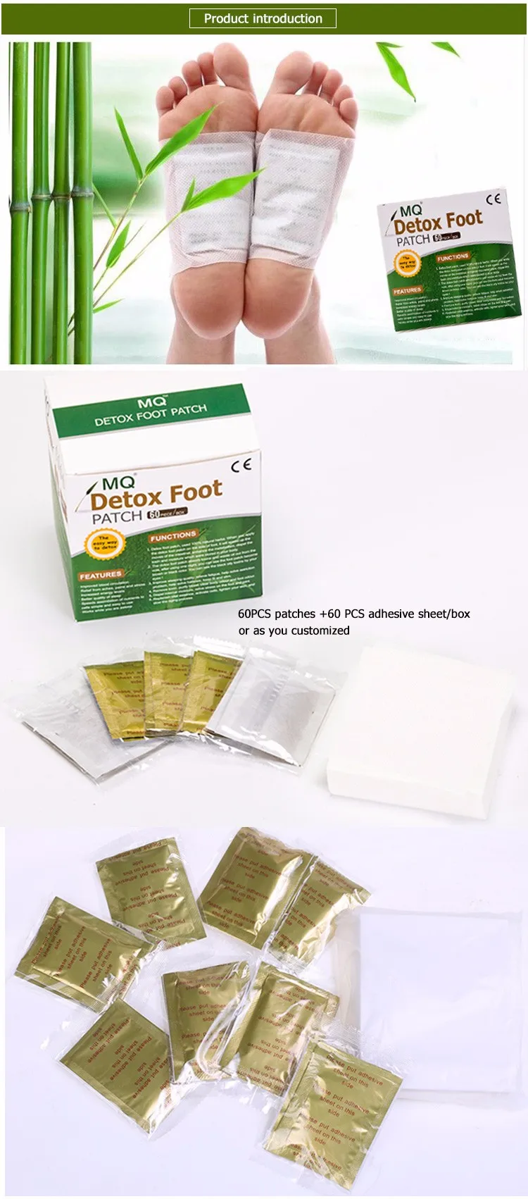 China Traditional Bamboo Foot Patch Detox From Your Body - Buy Bamboo ...