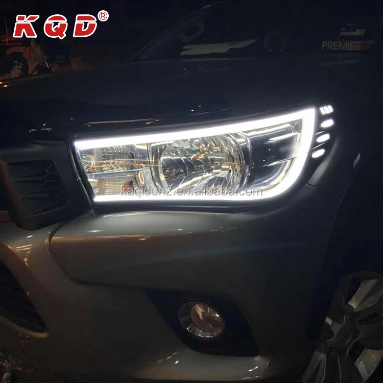 Off Road Car Accessories Black Headlight Cover Head Lamp Cover For