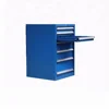 TJG Anti slip-off metal office document&file storage cabinet with central locker/blue