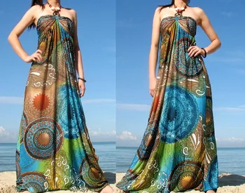 Long Chiffon Beach Dress