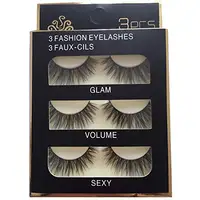 

Imported Fiber 3D False Eye Lashes Handmade Reusable Natural 3D Fake EyeLashes