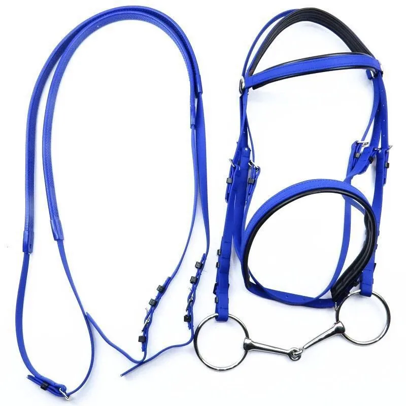 Horse Riding Racing In Coated Nylon Material Horse Equipment Bridle And