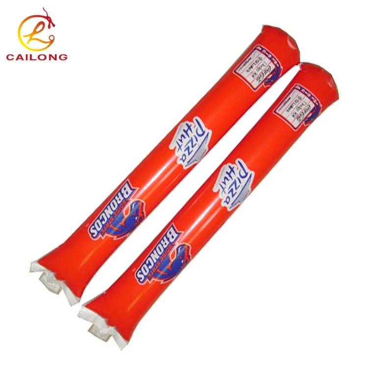 
Eco-friendly custom noise making plastic cheering bang sticks for sports 