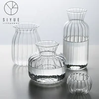 

Wholesale Decoration Concise Clear Glass Vase For Flower