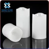 christmas Wax LED Pillar Flameless Candle with Remote Control ,Set of 3 Quality Choice
