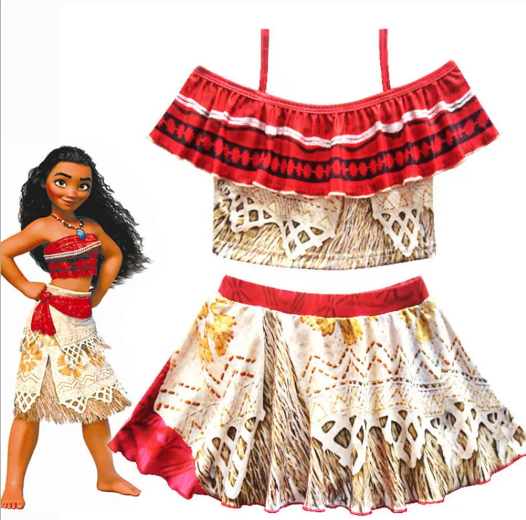 Movie Princess Moana Costume For Kids Moana Princess Dress Cosplay Costume Children Halloween Costume For Girls Party Dress Buy At The Price Of 6 78 In Alibaba Com Imall Com