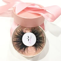 

New design very long thick dramatic eyelashes mink 25mm strip lash