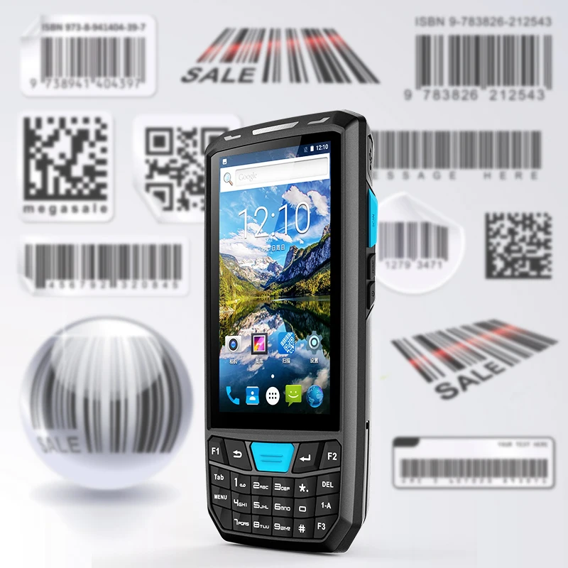 

Lecom Manufacturer Rugged industrial android pda IP65 2d barcode laser scanner with rfid NFC reader pdas