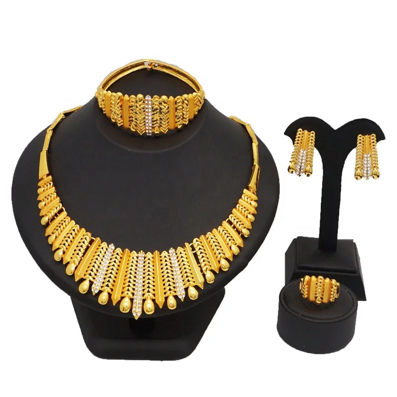 

2019 fashion new products dubai fine gold jewelry, As pictures