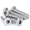 ISO7380 full threaded hex head cap screw