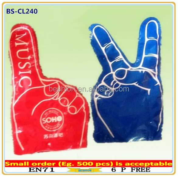 
Factory direct sales PE customized Cheering Hands 