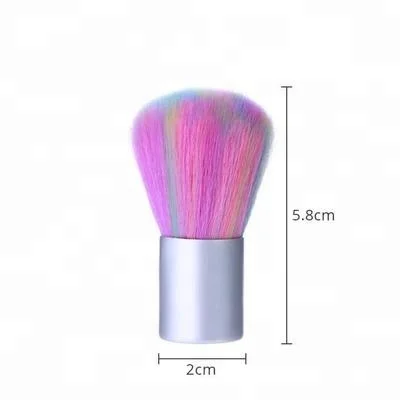 

Metal Base small size mini cute nail finger cleaning dust brush nail care tools, Many colors