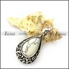 new design wholesale necklaces jewelry pendant stainless steel teardrop pendant setting