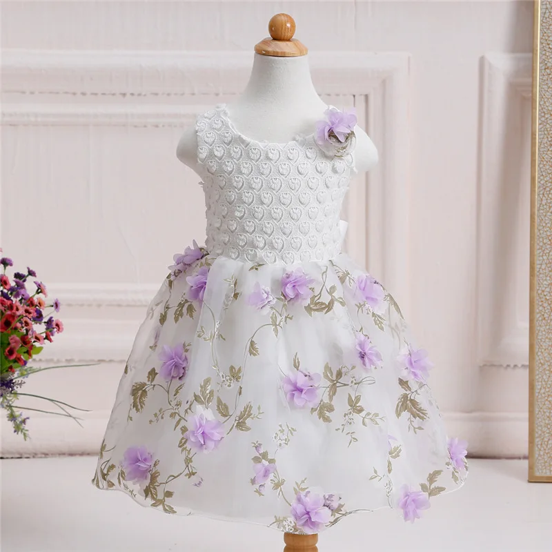 

Drop Ship Flower Petal Girls Dresses Summer Girl Party Dress Kids Girls Clothing