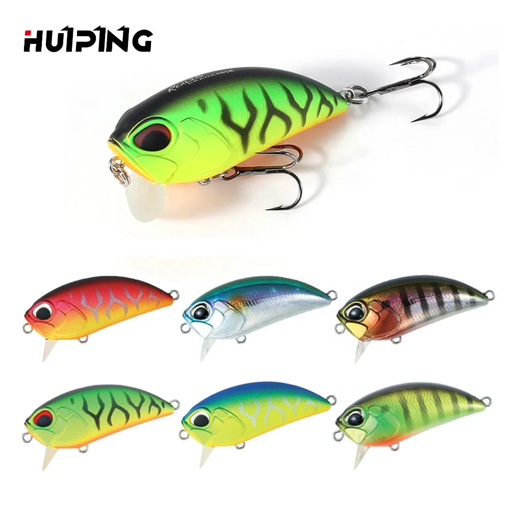 

HUIPING 50mm 8.3g Pesca Crankbait Hard Fishing Lure Shallow Diving Crank Artificial Bait CB014, 6 colors