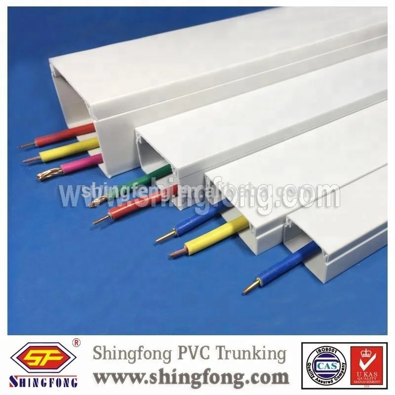 Plastic PVC cable trunking size for Mauritius market, View pvc cable