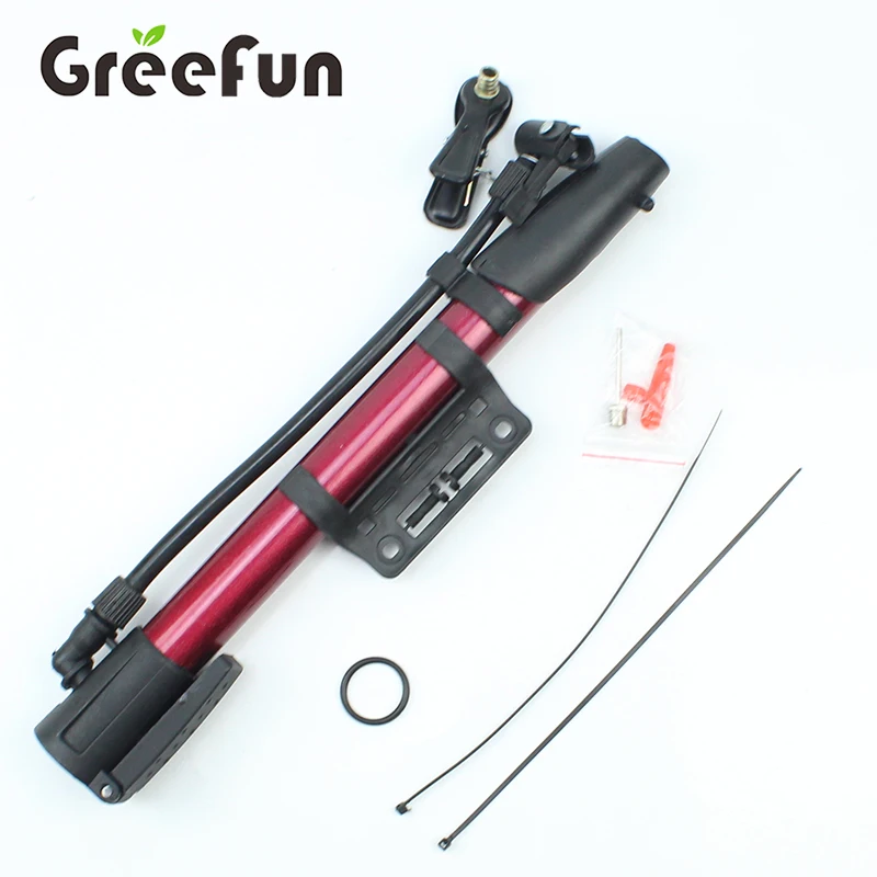 

High Quality Bike Pump Mini Bicycle Air Pump Cycle Pumps With Mounting Bracket Black Aluminium Reliable Fit All Bikes