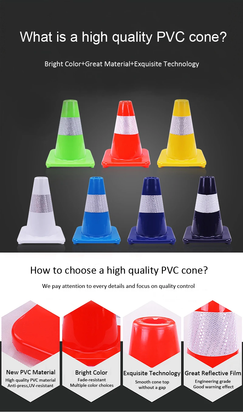 Zhejiang Safety Equipments Clear Plastic Cones,Supplier Manufacturer