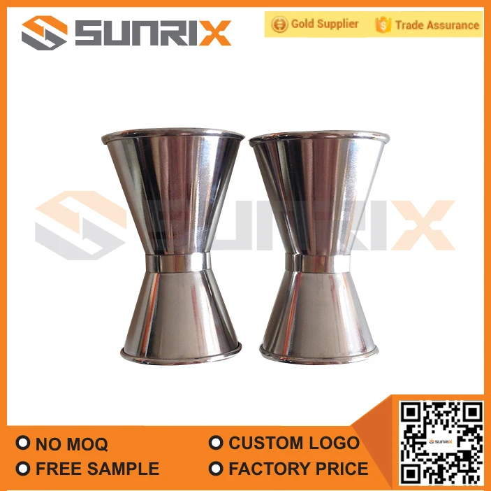 
Double Jigger Bartender Barware Tool, Stainless Steel,Home Bar Supply Tools Measuring Cocktail Jigger 