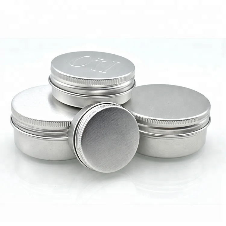 Round Cosmetic 5g 10g 15g 20g 30g 42g 50g 60g 100g 120g 150g 200g 80g 180g 250g Aluminum Tin Jars for Candles Cream