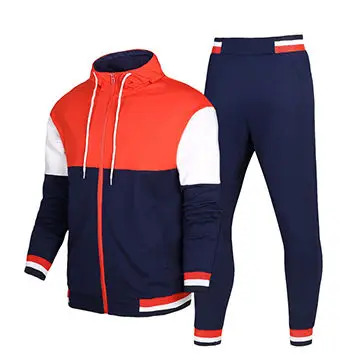 color block jogging suit