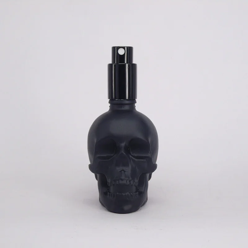 30ml 60ml 120ml Frosted Black Skull Shaped Perfume Bottle Buy Skull
