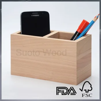 Hot Sale Wooden Pen Holder Pencil Holder Wooden Pen Stand Desk