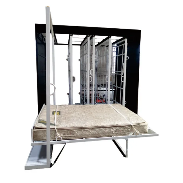 Custom Commercial Fashion Portable Sliding Metal Mattress Display Stand