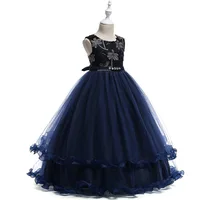 

New Arrival Latest Fashion Dress Design Kids Long Party Wear Girl Dress Ball Gowns For Children LP-76