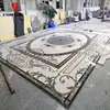 On Sale Tile Floor Medallion Designs Backlit Orange Onyx Pattern Waterjet Cutter Head For Decoration