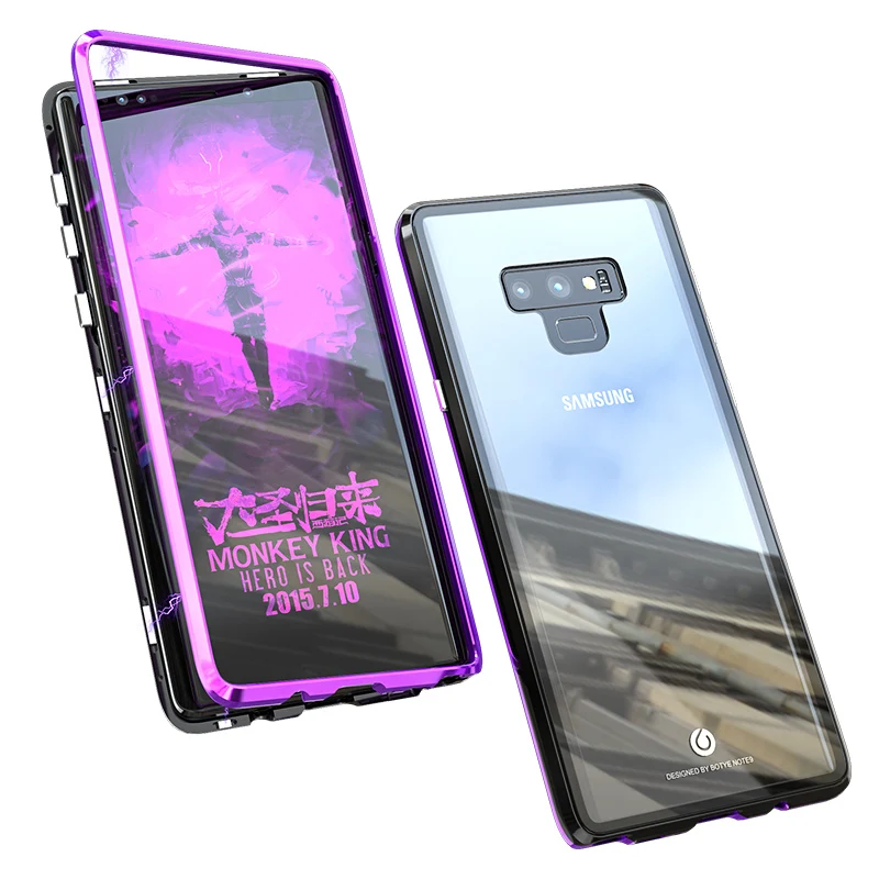 

New design Second generation Magnet phone case For Note 9, 5 colors