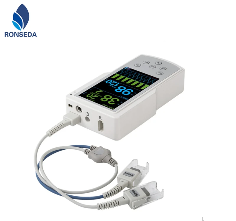 Examination therapy equipments handheld capnograph monitor