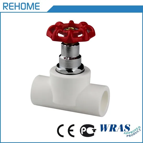 Stop ball valve ppr fitting /plastic water stop valve