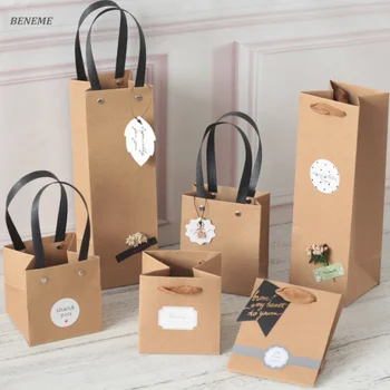 small brown kraft paper bags